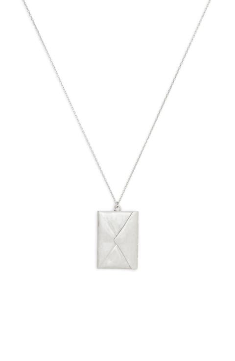 Runway Envelope Long Necklace