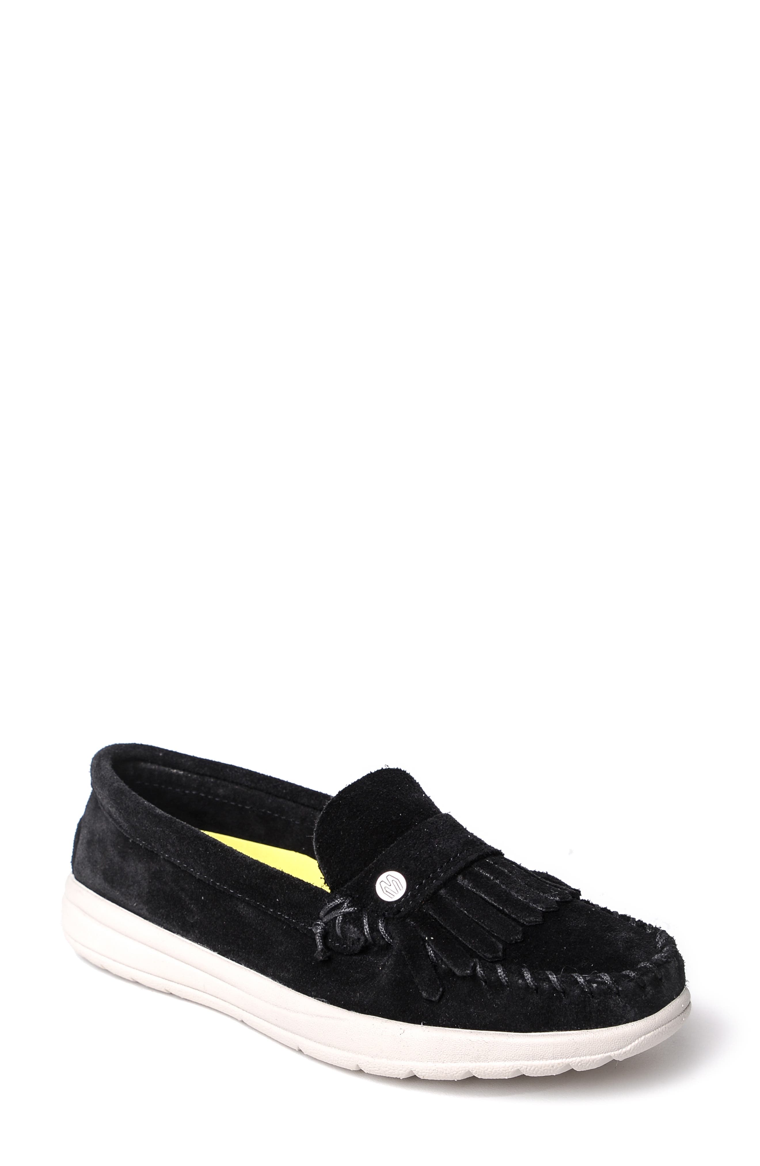 Minnetonka Kylee Kilty Slip-On Sneaker, Main, color, 