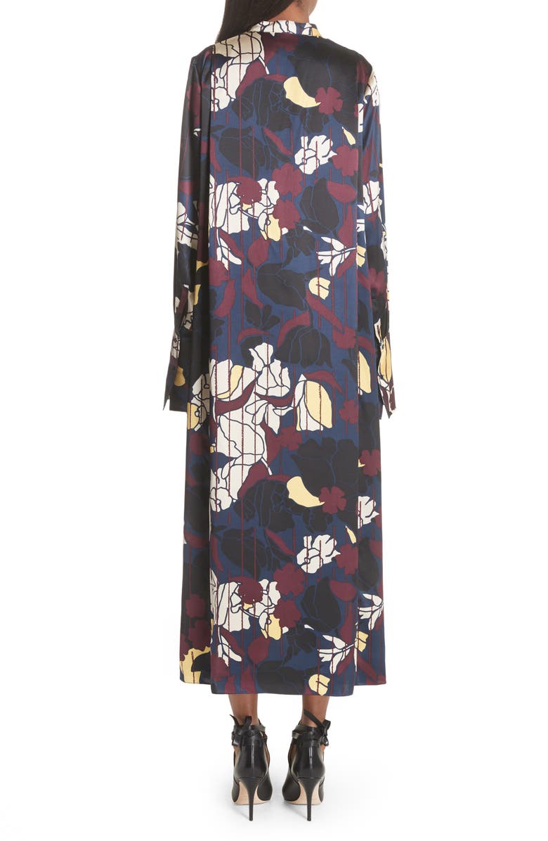 Roksanda Anwyn Floral Silk Dress, Alternate, color,