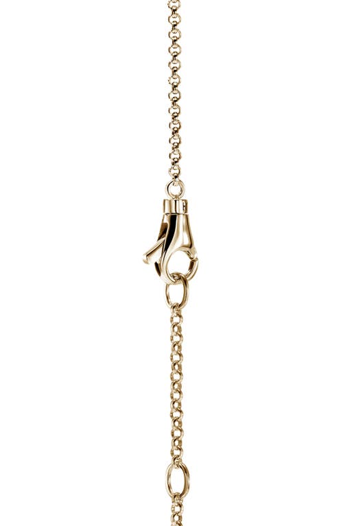 John Hardy 14k Yellow Gold Sterling Silver Diamond Necklace In Gold