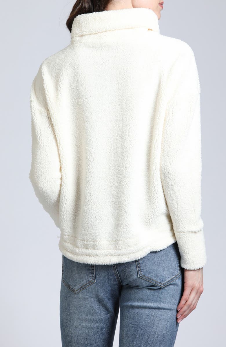 APNY High Pile Fleece Funnel Neck Sweater, Alternate, color, 