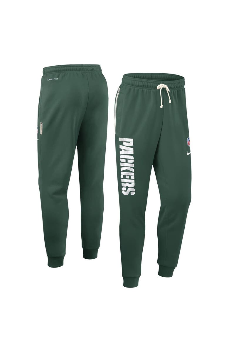 Nike Men's Nike Green Green Bay Packers Sideline Standard Issue Ground Game Dri-FIT Taper Pants, Alternate, color, Green