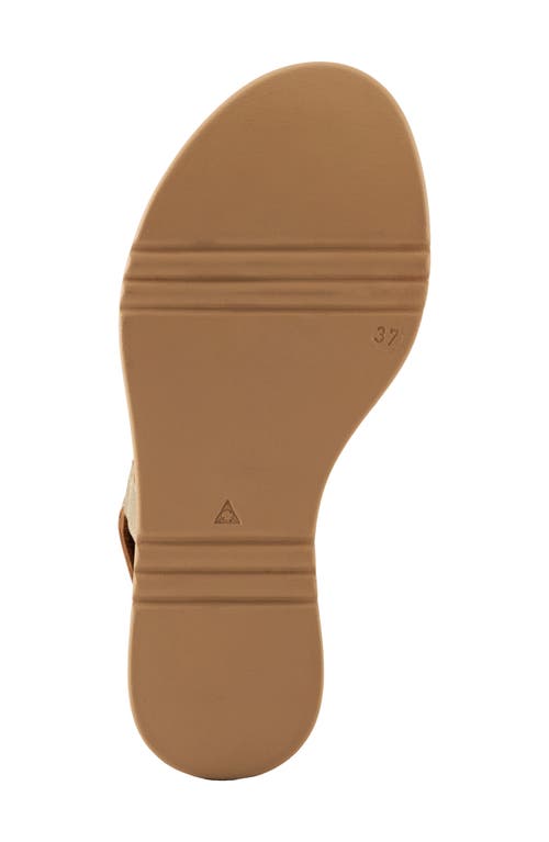 Spring Step Nataly Wedge Platform Sandal In Gold