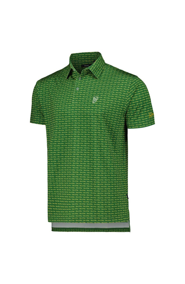 Breezy Golf Men's Breezy Golf Green WM Phoenix Open Have a Day Polo, Alternate, color, Green