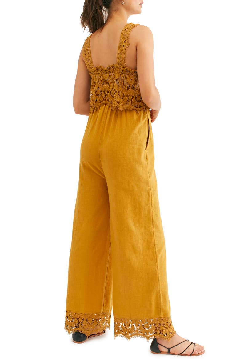 Endless Summer by Free People In Your Dreams Jumpsuit, Alternate, color, HONEYSUCKLE