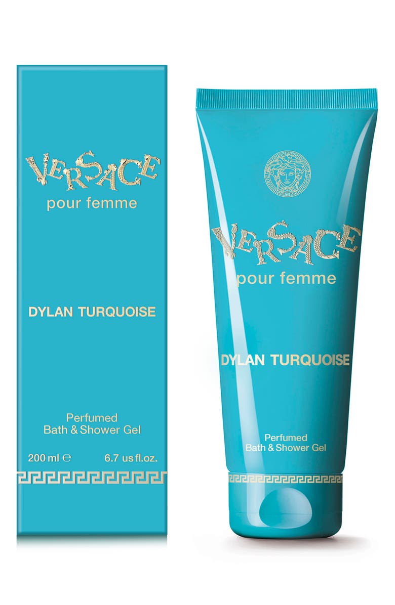 Versace Dylan Turquoise Perfumed Bath & Shower Gel, Alternate, color, 