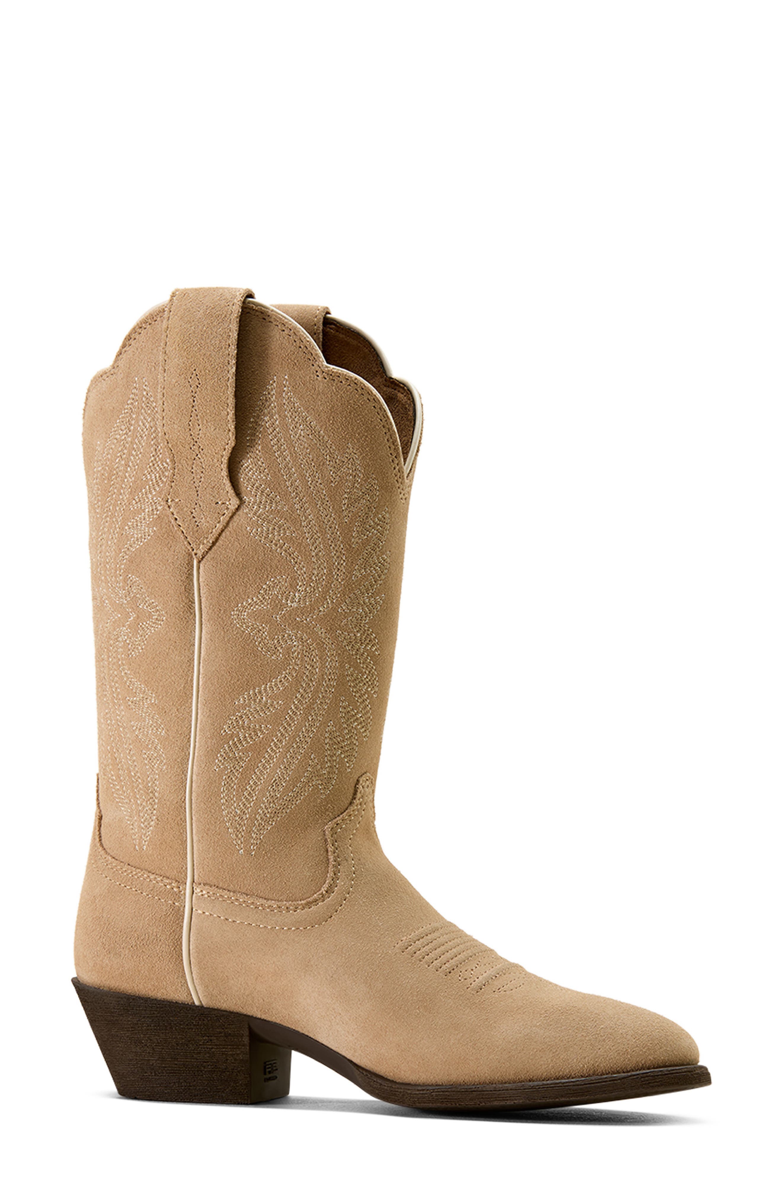 Ariat Heritage Western Stretch Fit R-Toe Boot, Main, color, Truly Taupe