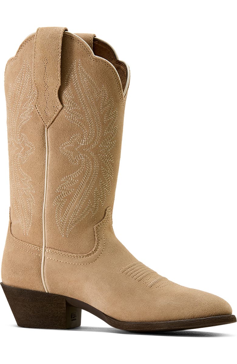 Ariat Heritage Western Stretch Fit R-Toe Boot, Main, color, Truly Taupe