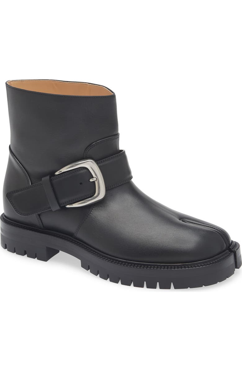 Maison Margiela Tabi Country Buckle Ankle Boot, Main, color, Black