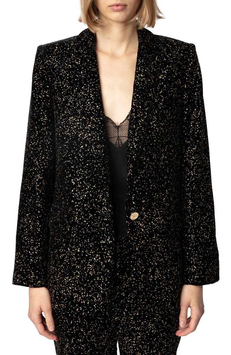 Zadig & Voltaire Valse Jacket, Main, color, 