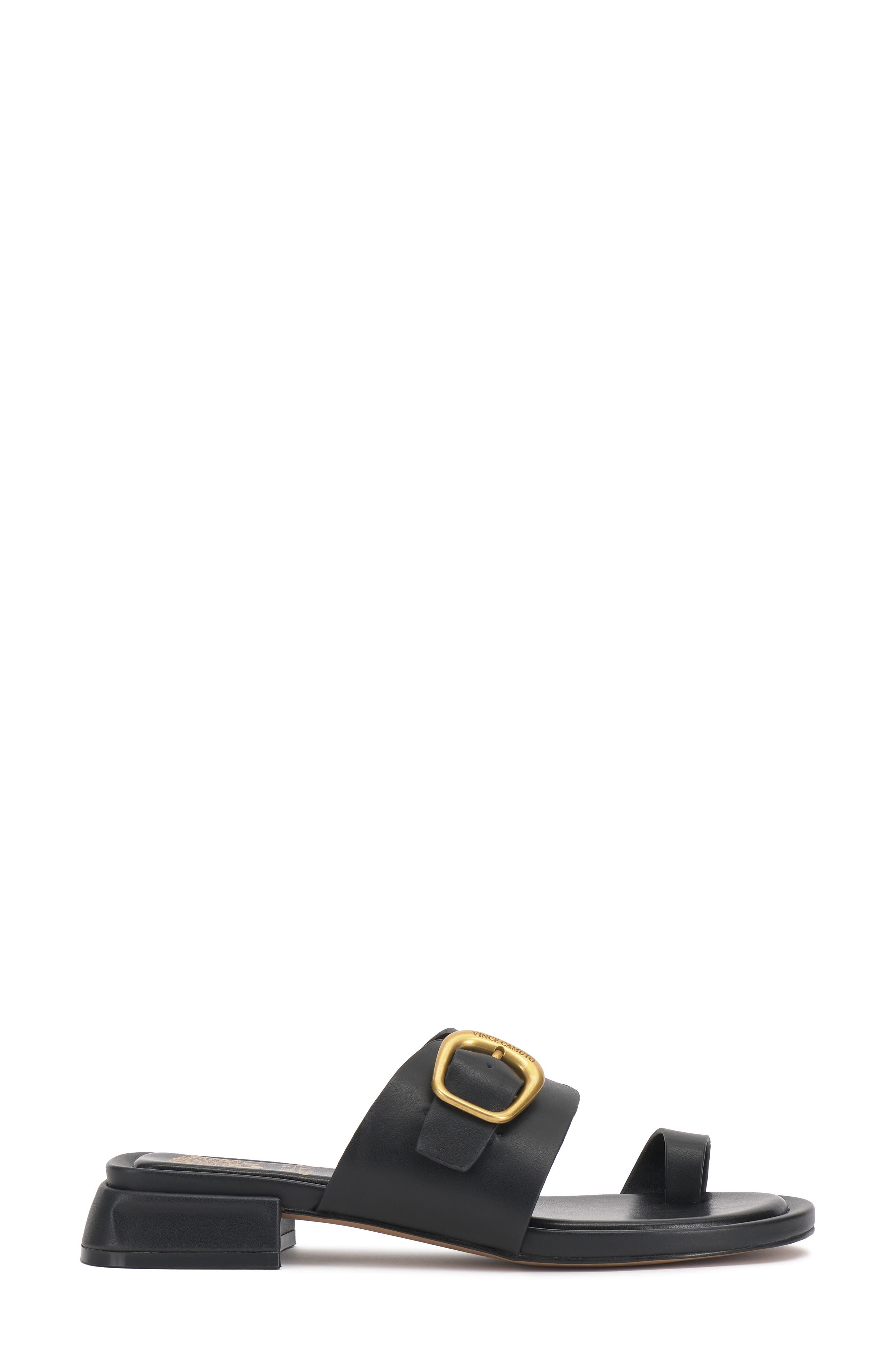 Vince Camuto Ranista Slide Sandal, Alternate, color, Black