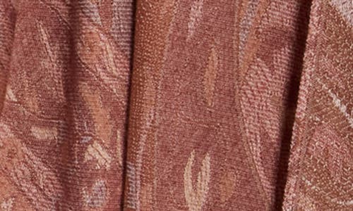 Vince Camuto Paisley Jacquard Topper In Brown