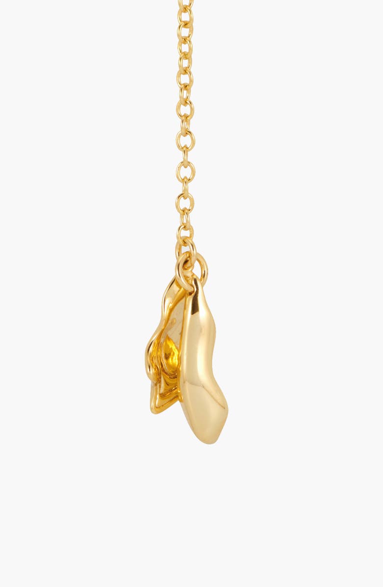 YOJ Lasa Lariat Mix Chain Necklace in Gold, Alternate, color, Gold