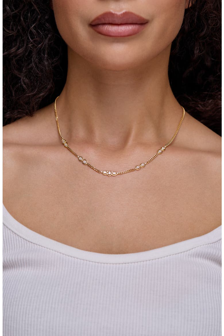 Maya Station Necklace, Alternate, color, 18K YELLOW GOLD