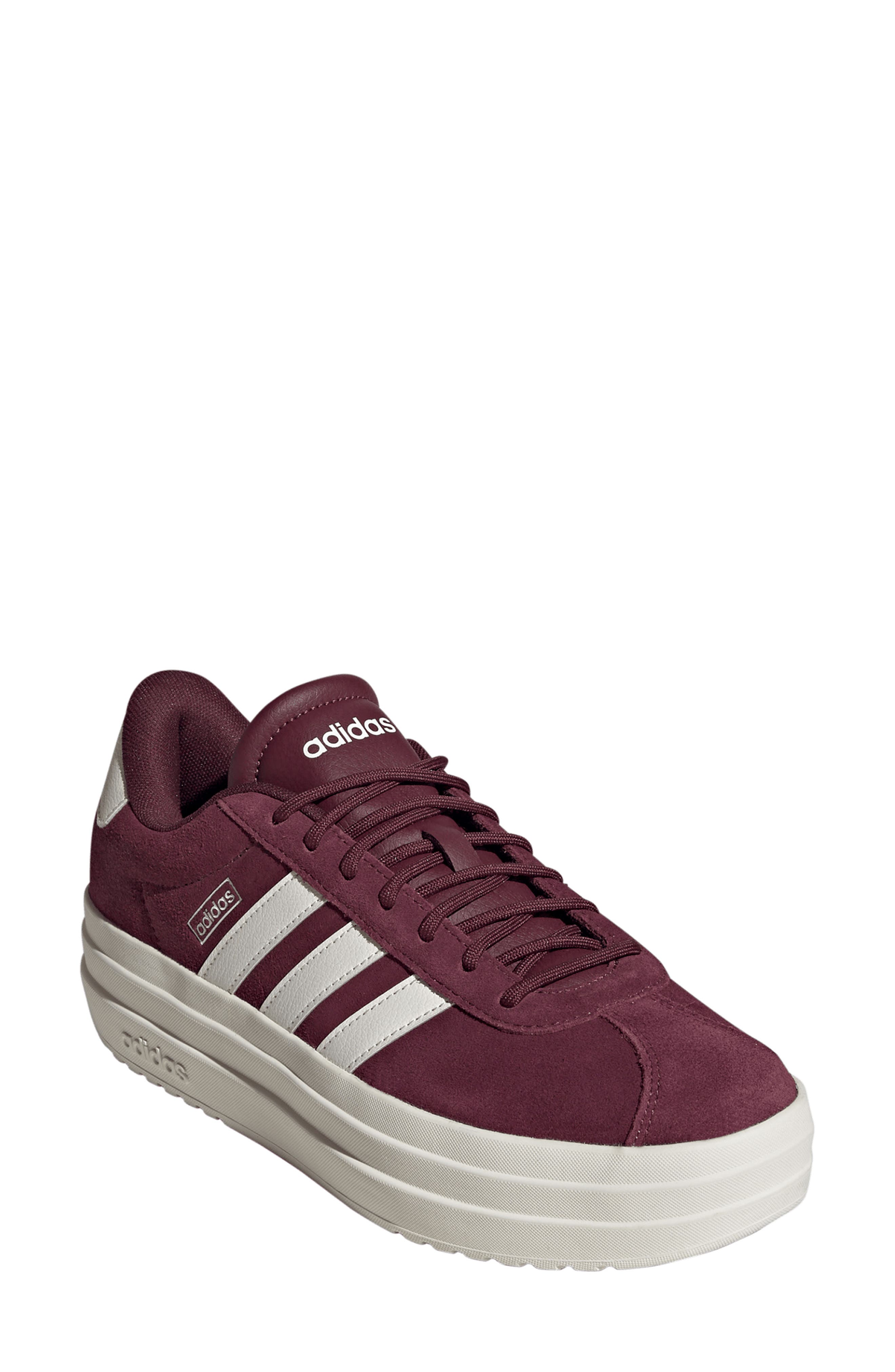 adidas vl court maroon