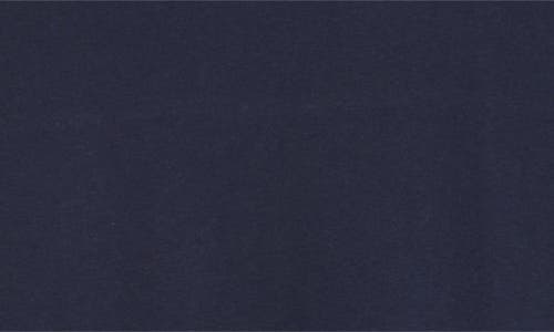 Caslonr Caslon(r) Puff Shoulder Mixed Media Sweatshirt In Navy Blazer