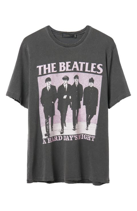 The Beatles A Hard Day's Night Cotton Graphic T-Shirt