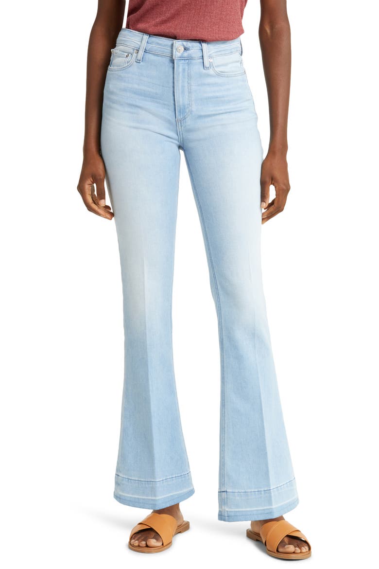 Laurel Canyon High Waist Flare Leg Jeans, Main, color, CAMILLE DISTRESSED