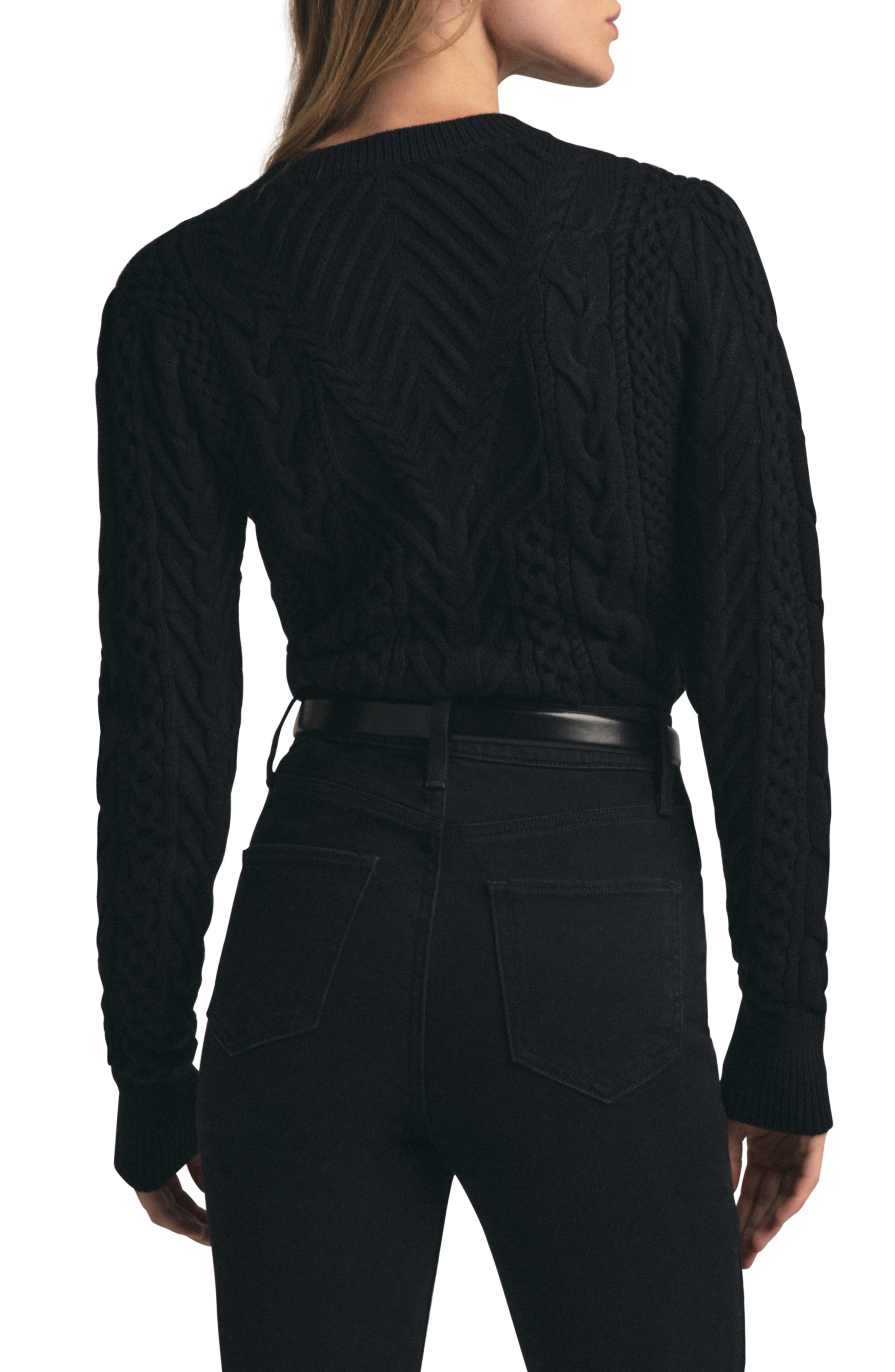 The Esther Cable Stitch Crop Sweater - image 2