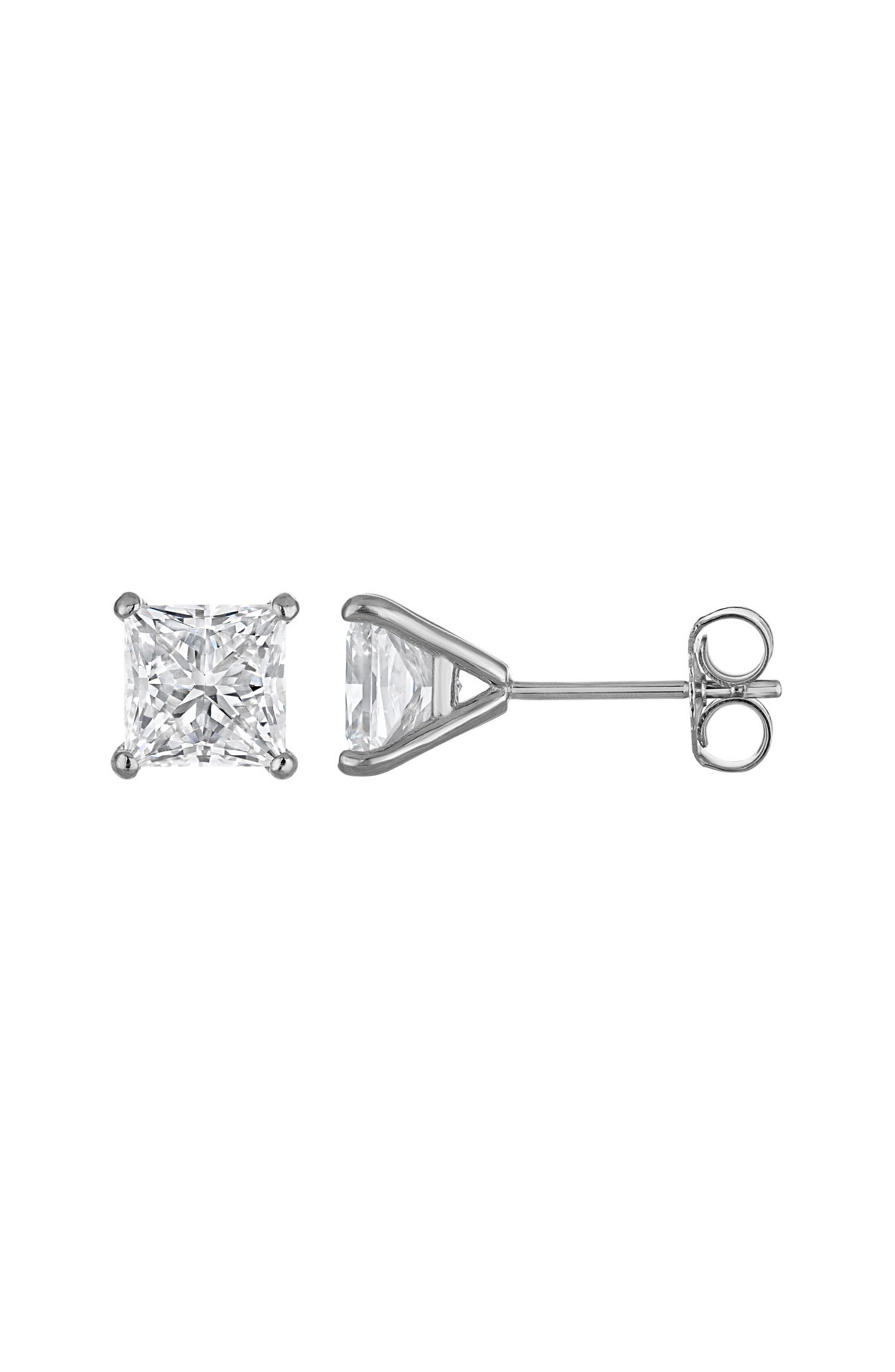 FZN 14K Gold Lab Grown Diamond Stud Earrings