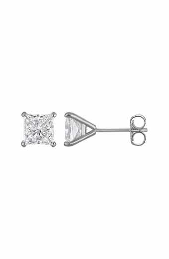 FZN 14K Gold Lab Grown Diamond Stud Earrings