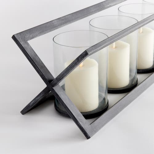 Napa Home & Garden Baxton 5-pillar Candle Holder In Black