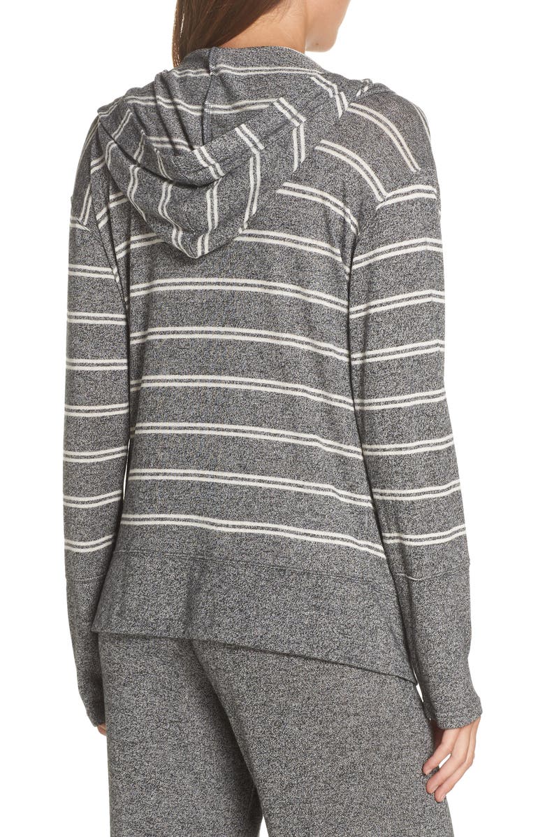 Felina Jenny Slub Knit Lounge Hoodie, Alternate, color, 