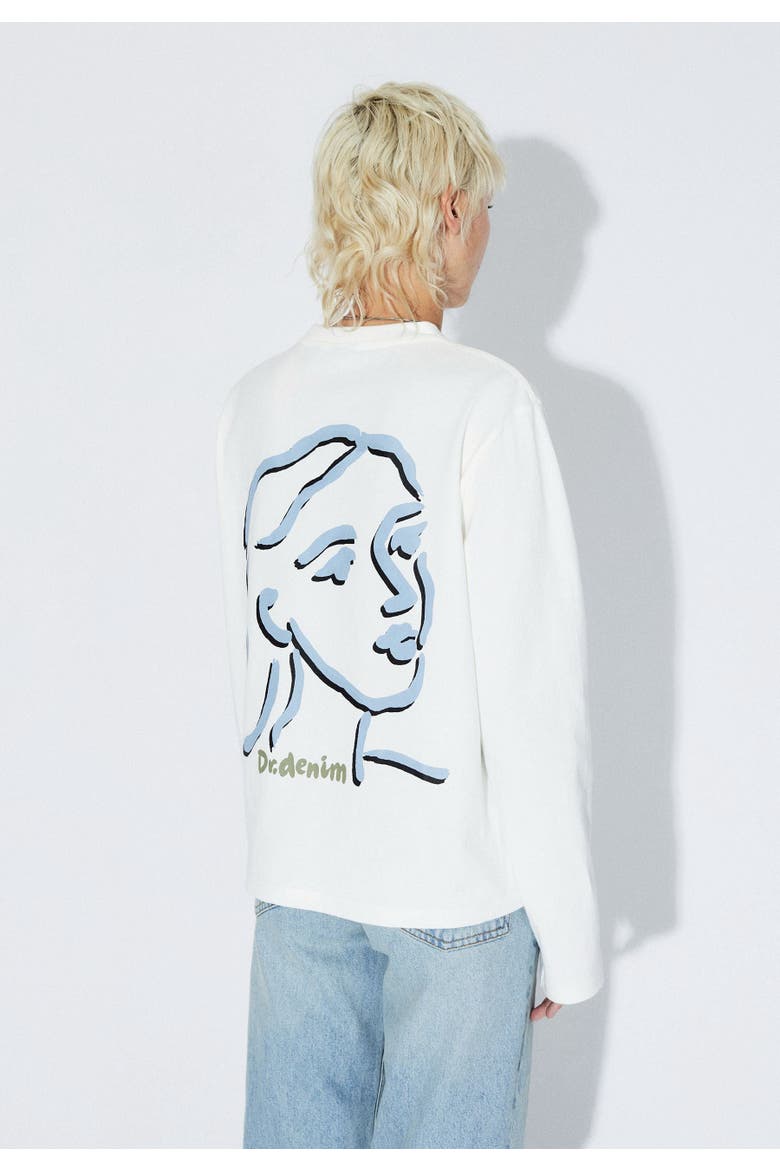 Kath Long Sleeve, Alternate, color, Off White Draw