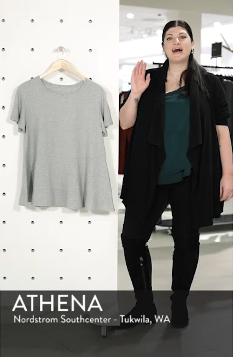 Relaxed Peplum Tee, sales video thumbnail