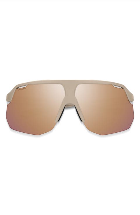 Motive 74mm ChromaPop™ Polarized Shield Sunglasses