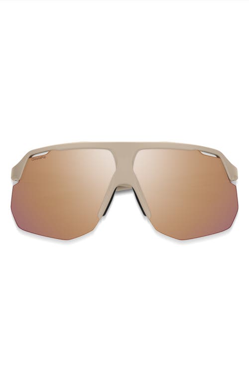 Smith Motive 74mm Chromapop™ Polarized Shield Sunglasses In Brown