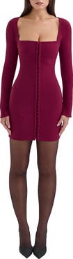 HOUSE OF CB Selene Long Sleeve Minidress