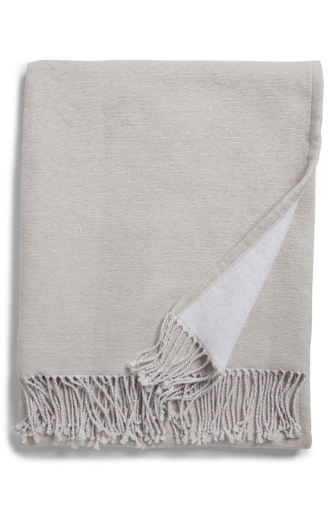 Reversible Chenille Throw Blanket