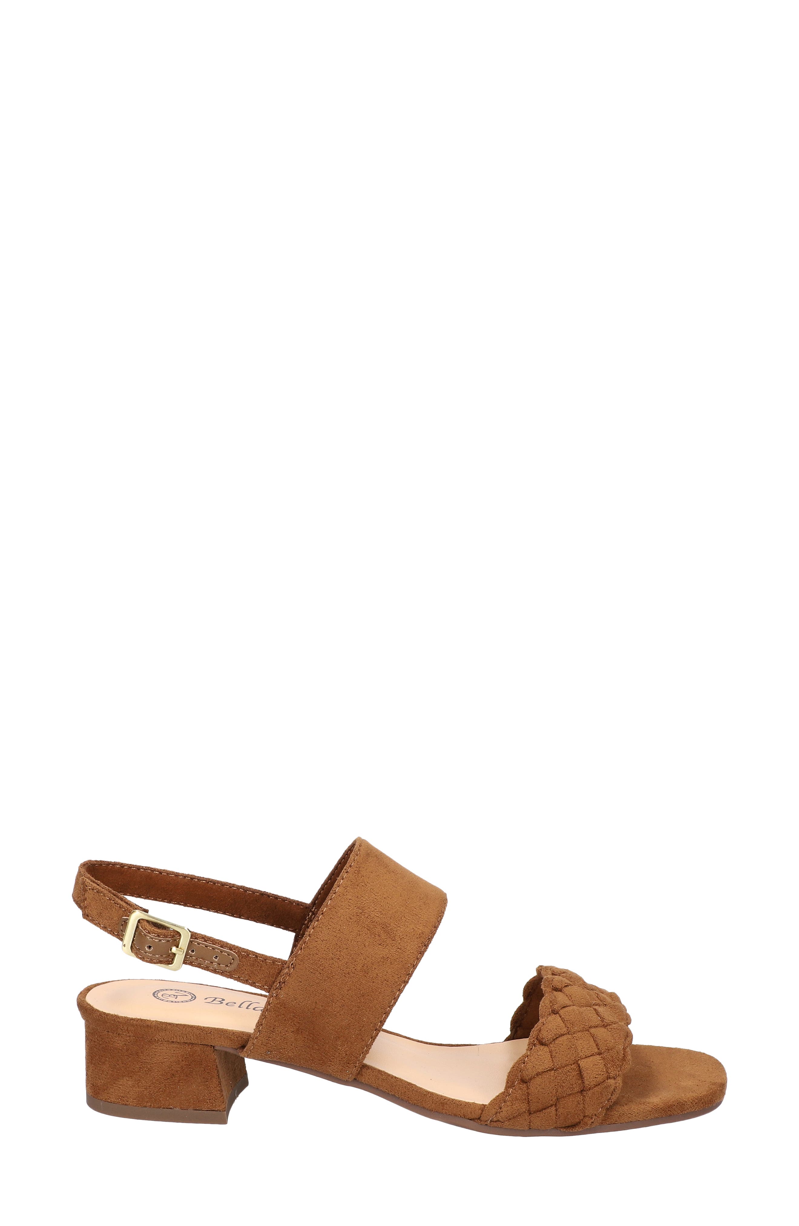 Ellison Slingback Sandal, Alternate, color, COGNAC SUEDE