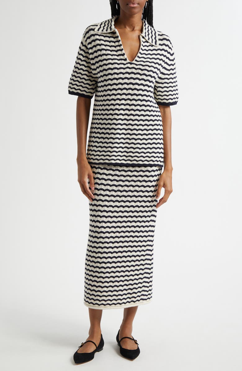 A.L.C. Alexis Knit Skirt, Alternate, color, Parchment