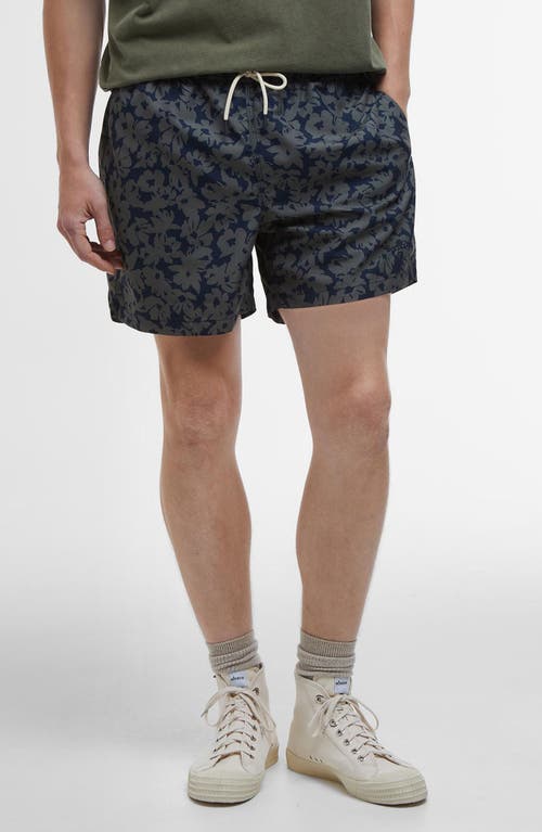 Barbour Sidmouth Swim Trunks In Navy Blue