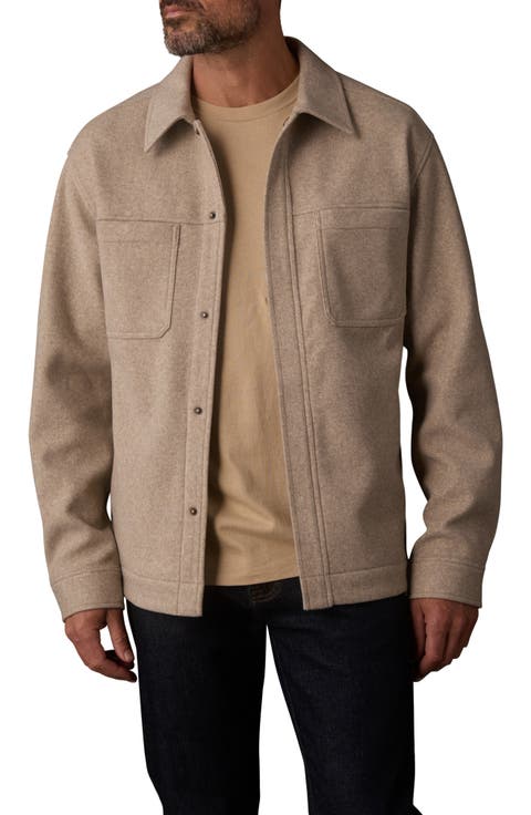 Felted Comfort Knit Shirt Jacket