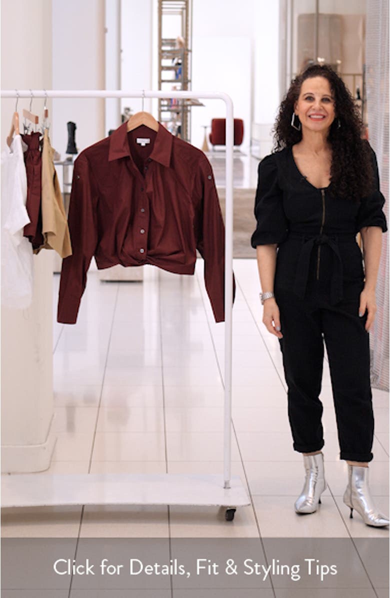 Andy Twist Hem Shirt, sales video thumbnail