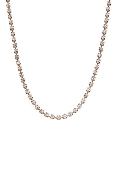 Crystal Tennis Chain  Necklace
