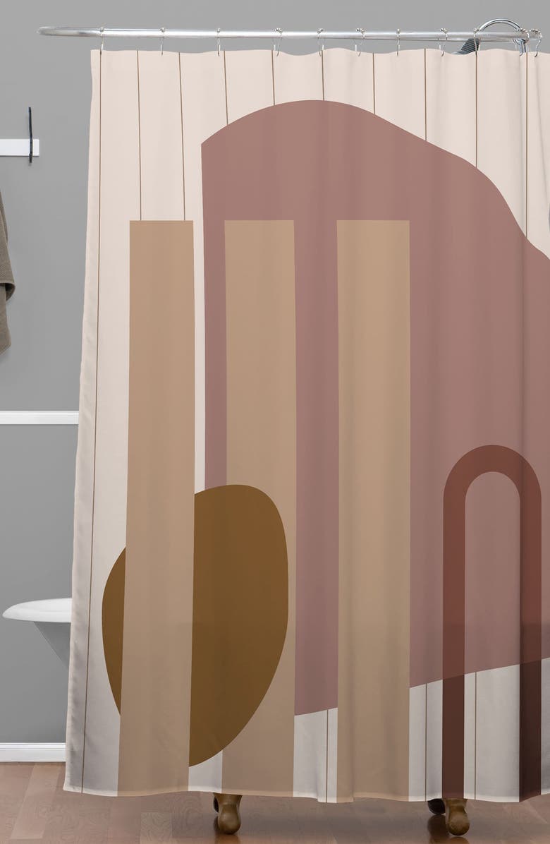 Deny Designs Shape Study Shower Curtain, Alternate, color, 