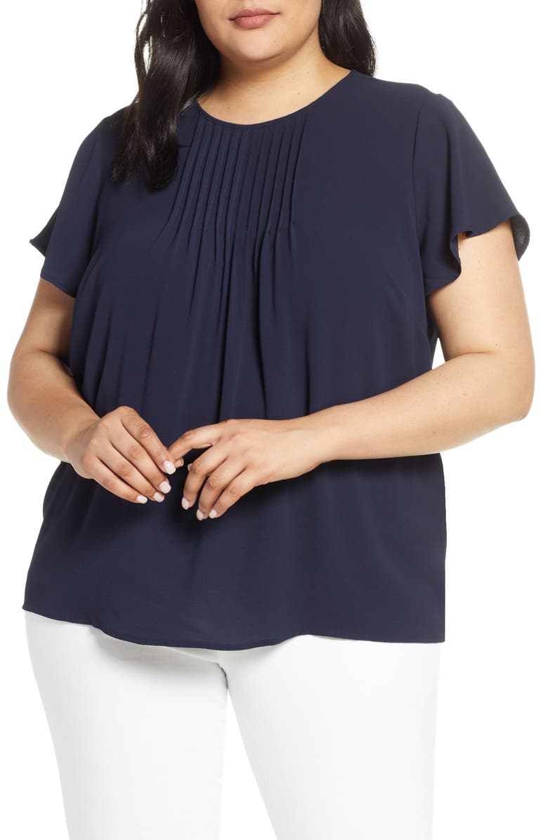 CeCe Pintuck Blouse, Main, color,