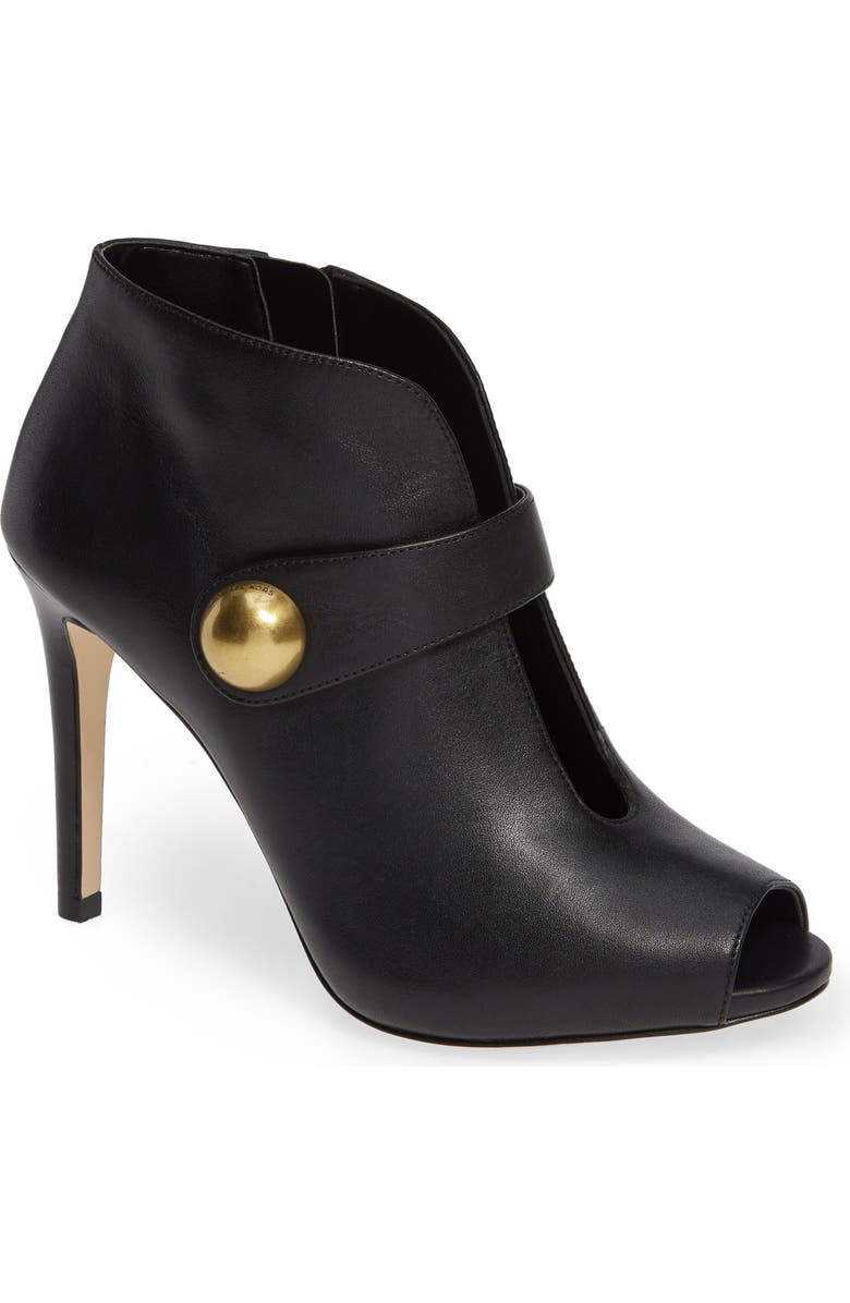 MICHAEL Michael Kors Agnes Open Toe Bootie, Main, color,