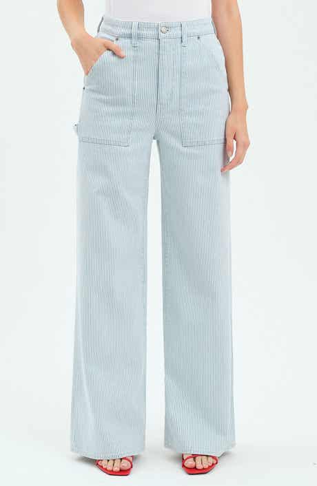 DAZE Far Out Utility Wide Leg Jeans