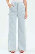 DAZE Far Out Utility Wide Leg Jeans