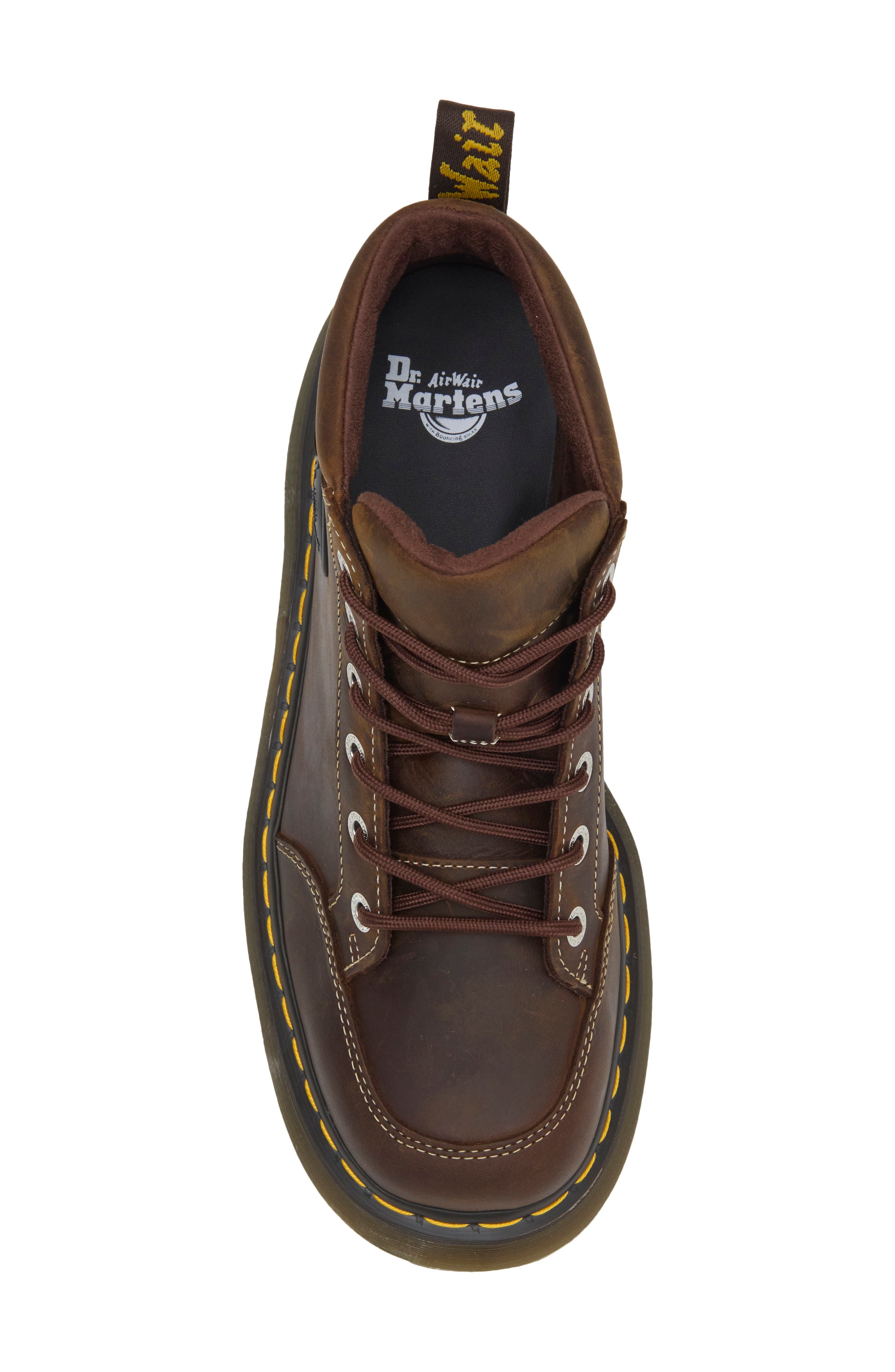 Buzz Leather Boot, Alternate, color, DARK BROWN