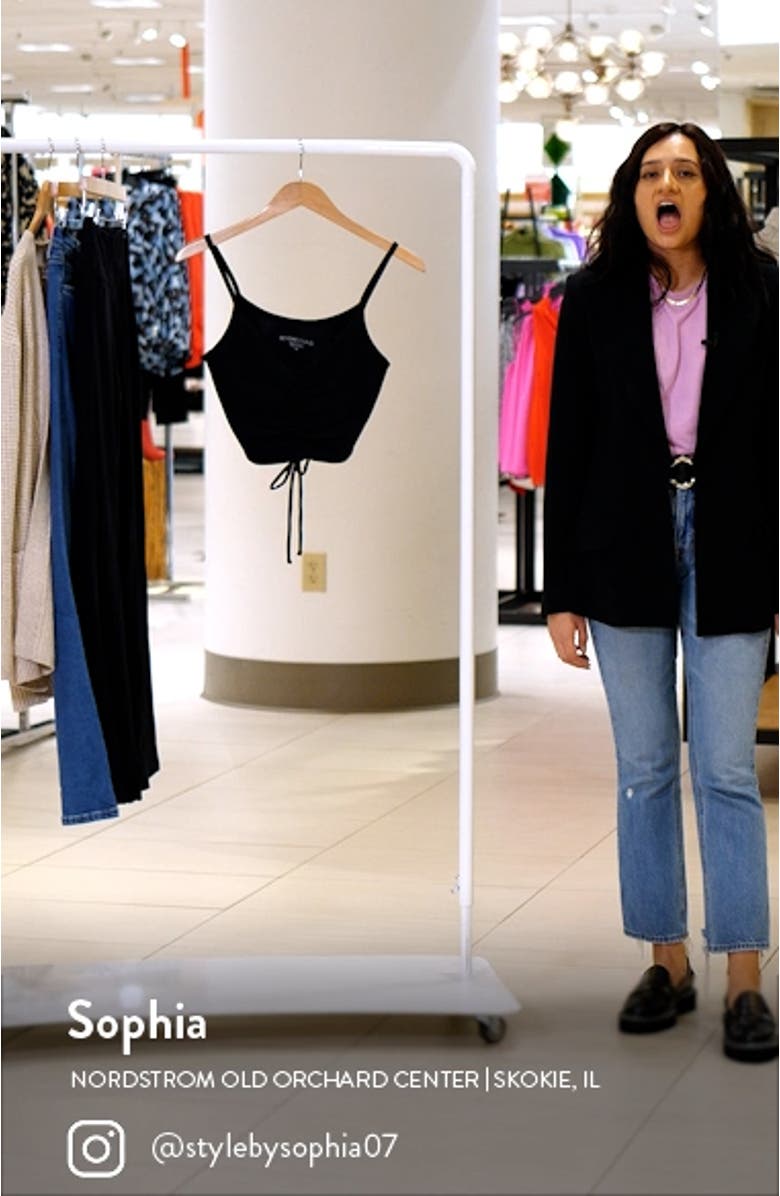 Ruched Crop Space Dye Tank, sales video thumbnail