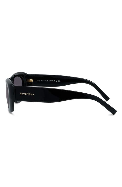 Givenchy Gv Day 54mm Geometric Sunglasses In Black