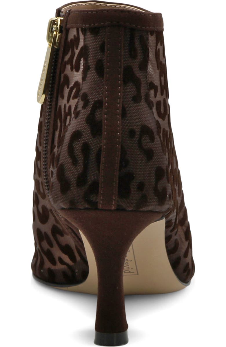 Charles by Charles David Abena Pointed Toe Bootie, Alternate, color, Dark Chocolate