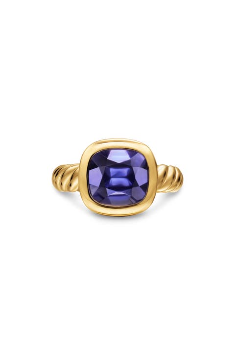 DY Mercer® Stone Ring in 18K Yellow Gold, 10mm