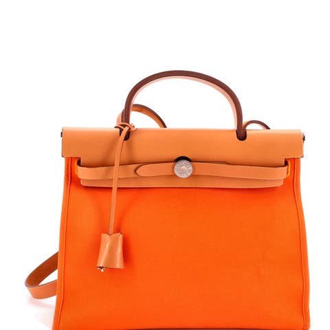 Herbag Zip Leather and Toile 31